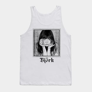 Björk /\/\/\ Aesthetic Fan Art Design Tank Top